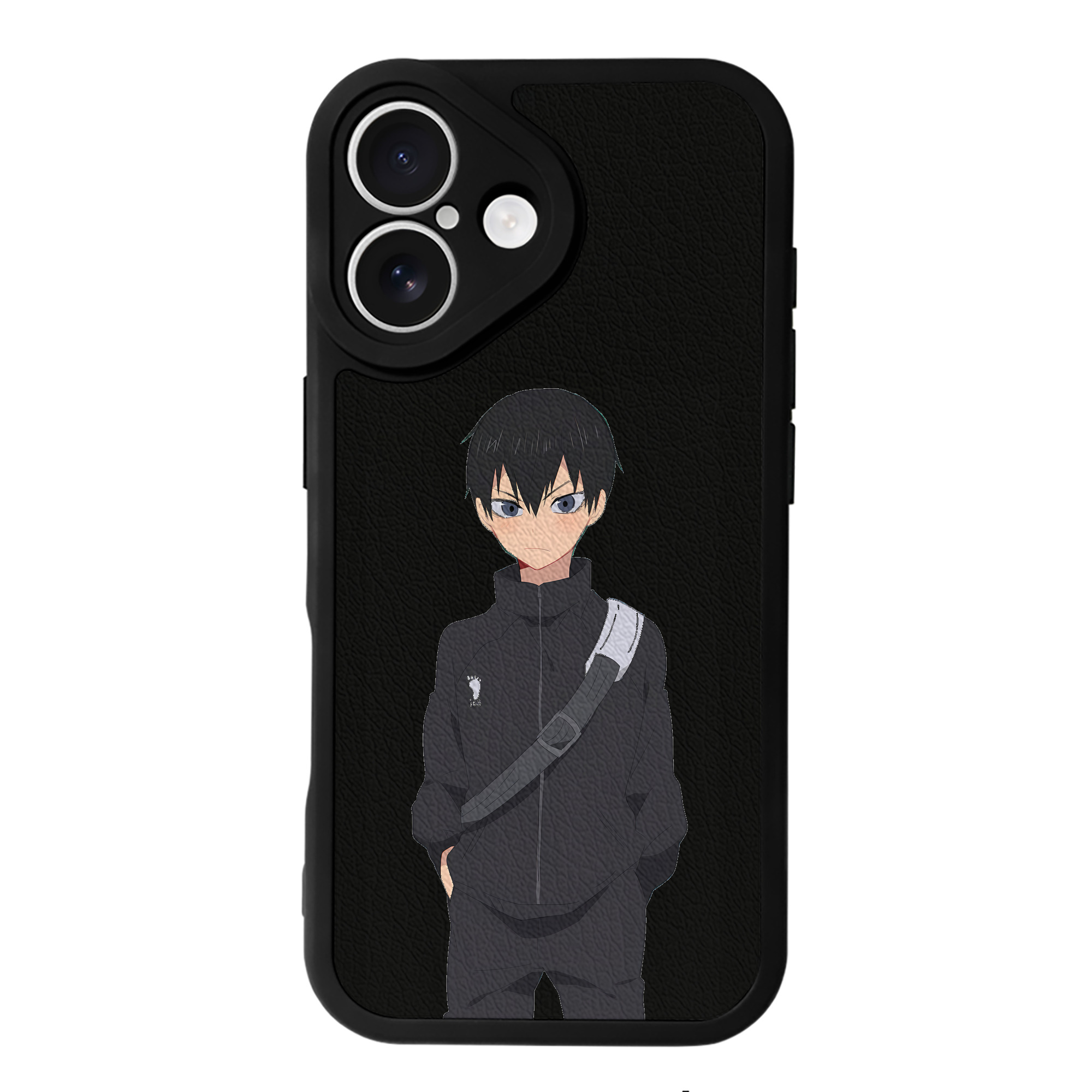（画像用） ハイキュー!! Haikyu!! 【iPhone 16シリーズ対応】シリコンスマホケース（レザー調） 材質：シリコン